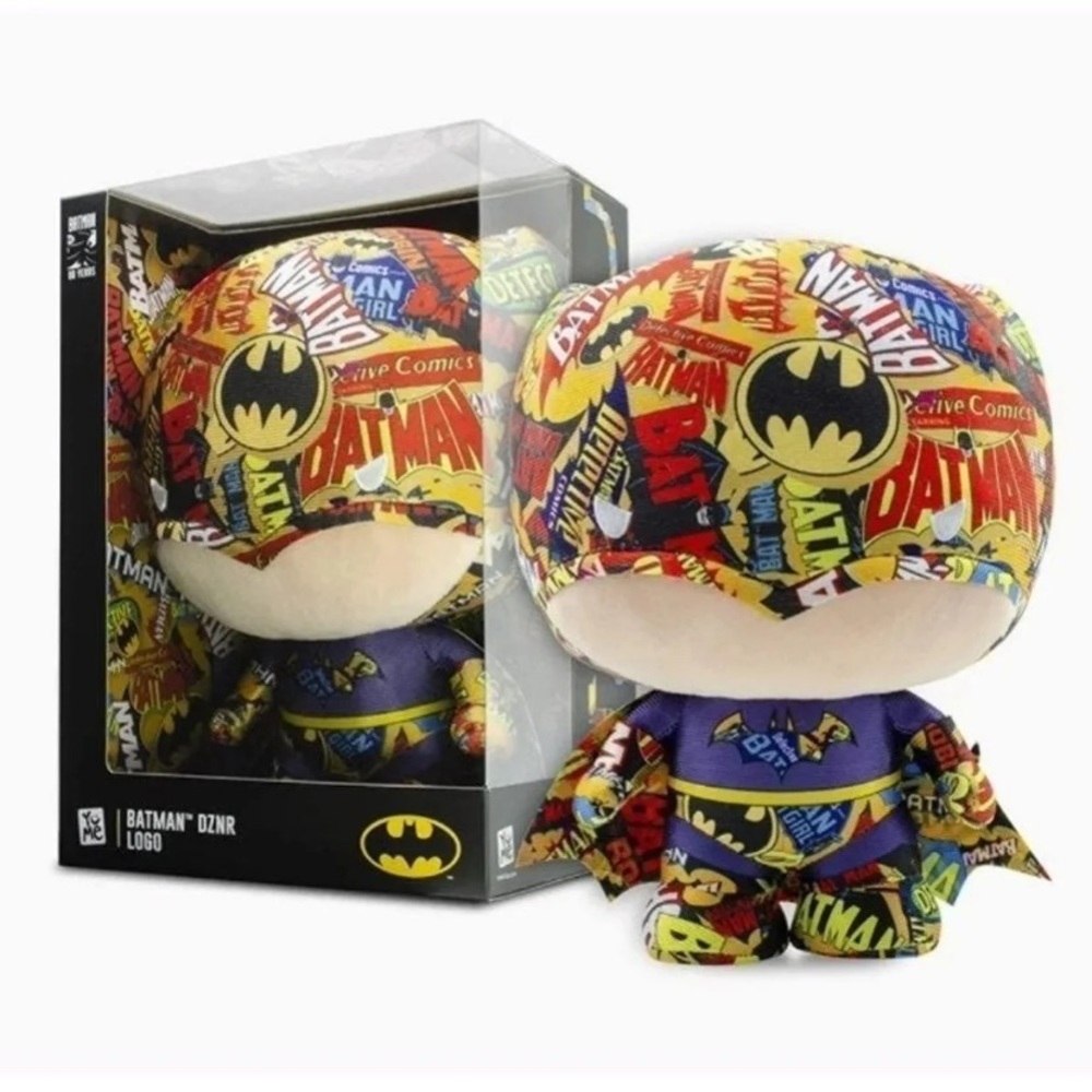 Batman Chibi 80th Anniversary Collector Batman Logo Collectible Plush Toy